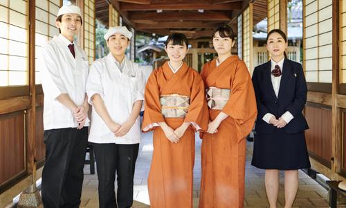 有馬温泉にある温泉旅館で日本料理の腕を磨いてみませんか！
一人一人が活躍できる、そんな旅館です！